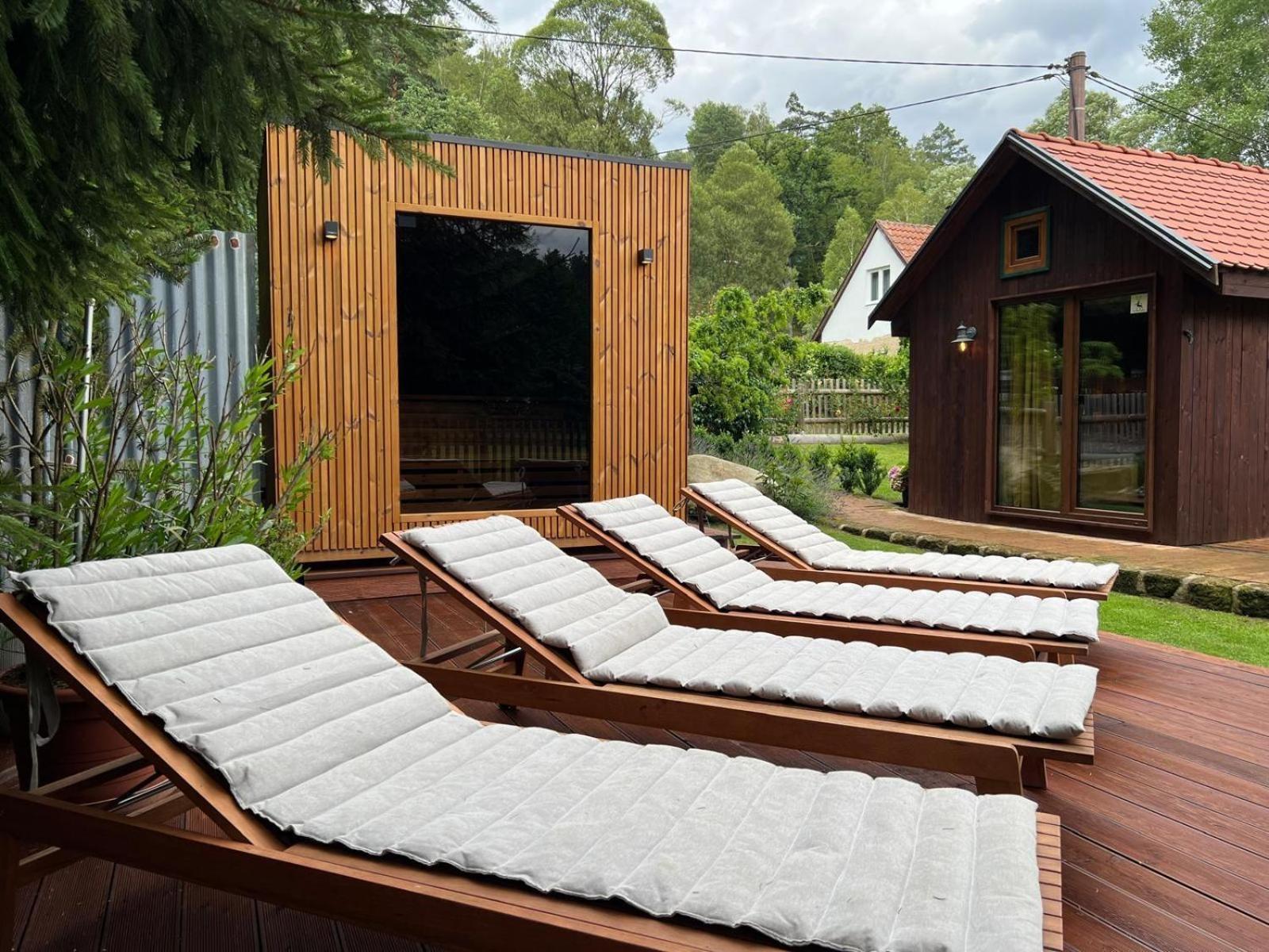 הוילה Jetřichovice Tiny House Vsemily מראה חיצוני תמונה
