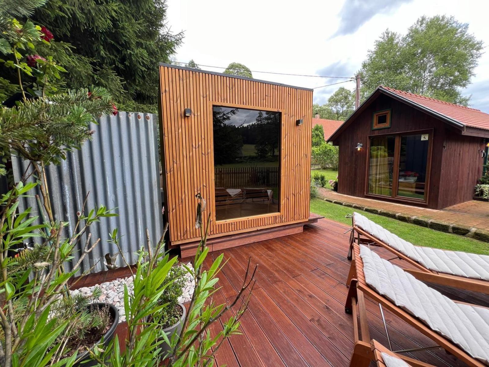הוילה Jetřichovice Tiny House Vsemily מראה חיצוני תמונה